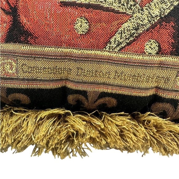 Borgata Regency Throw Pillow Pug Military Uniform Red Coat Formally Dressed Dog - Picture 4 of 6